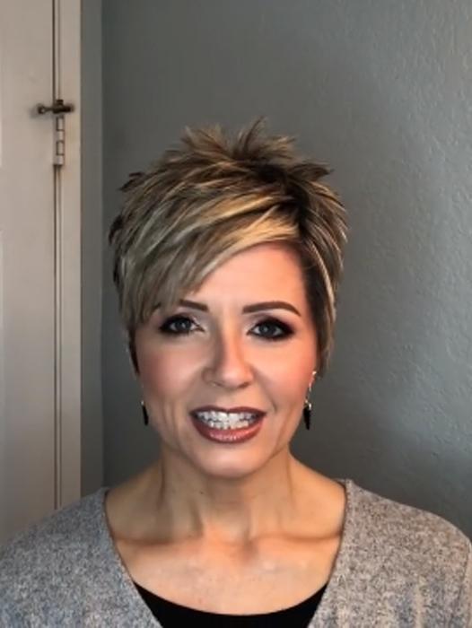 Deep Part Pixie wig