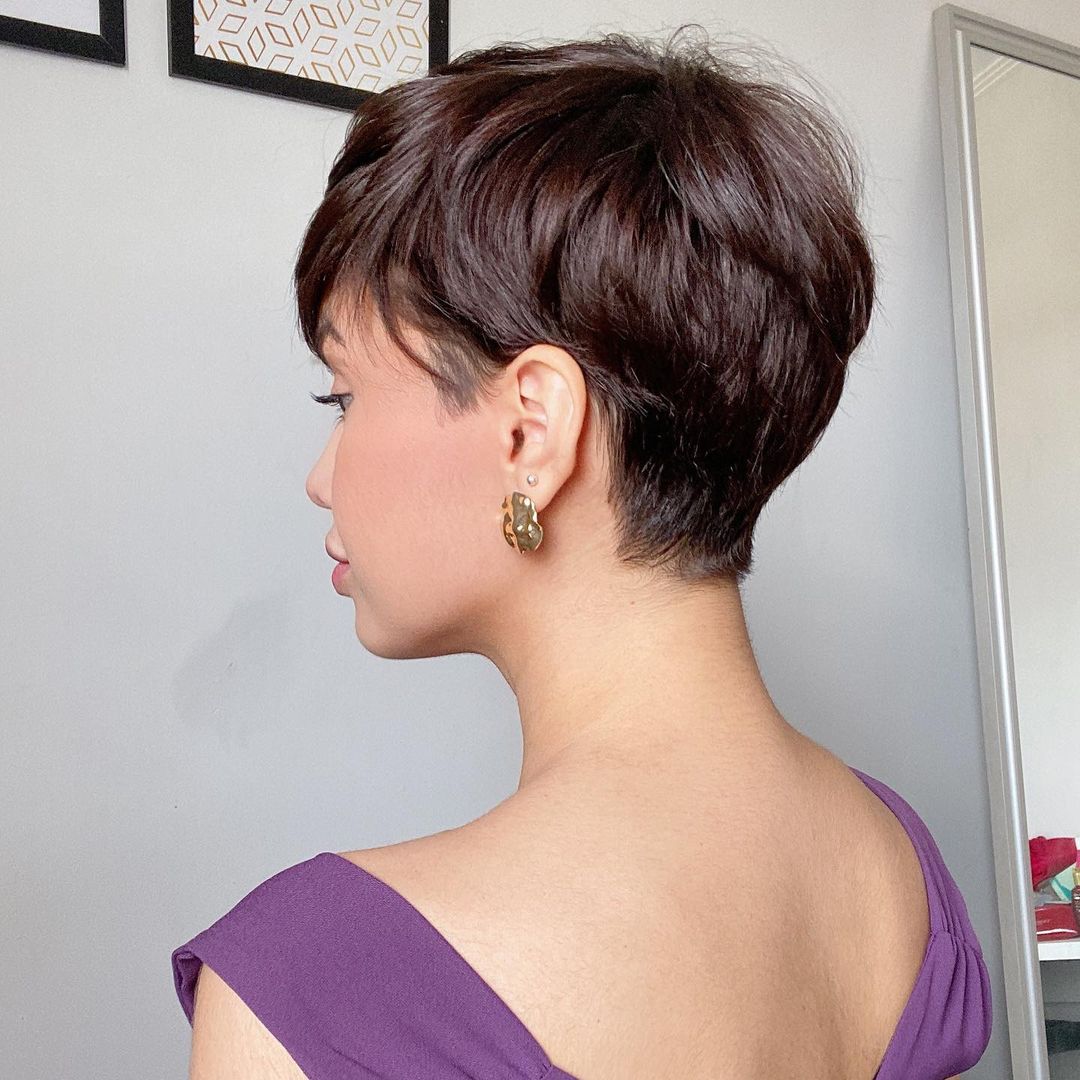 Lovely modern pixie|Synthetic Lace Front Wig