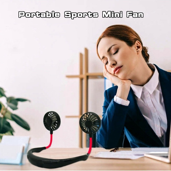 2020 New Portable Hanging Neck Fan