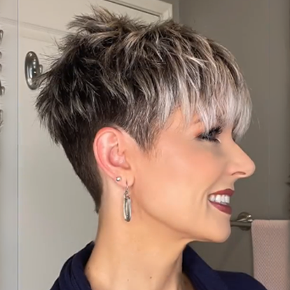 2021 New Style Cute Pixie Hair