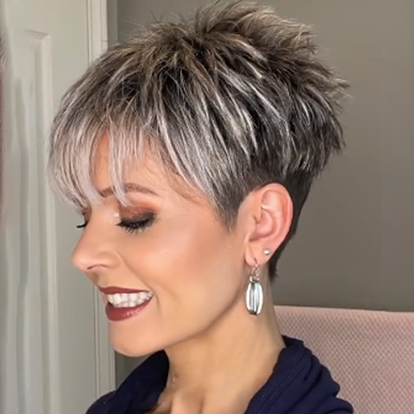 2021 New Style Cute Pixie Hair