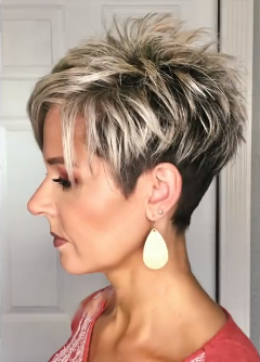 Deep Part Pixie Wig
