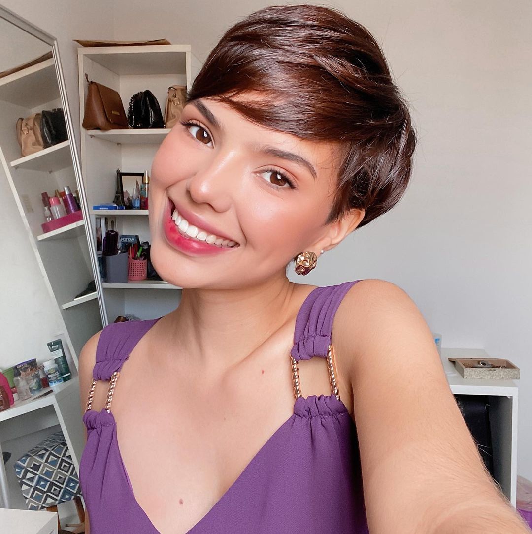 Lovely modern pixie|Synthetic Lace Front Wig