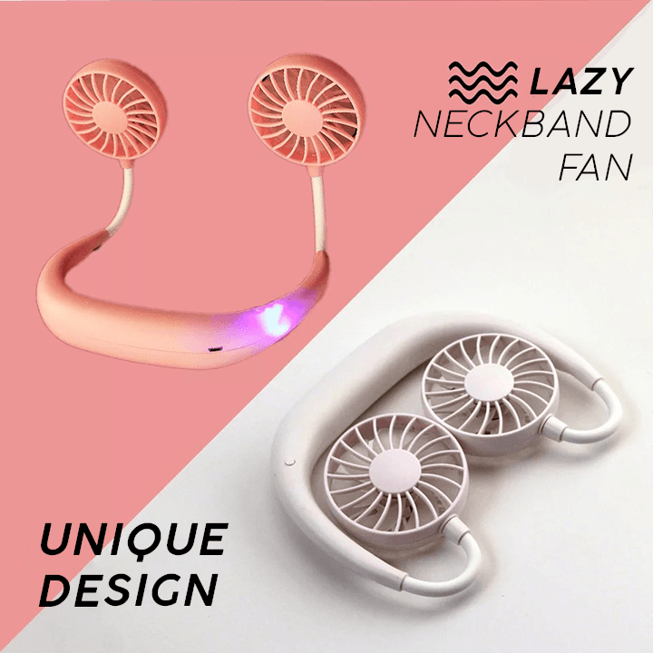 2020 New Portable Hanging Neck Fan