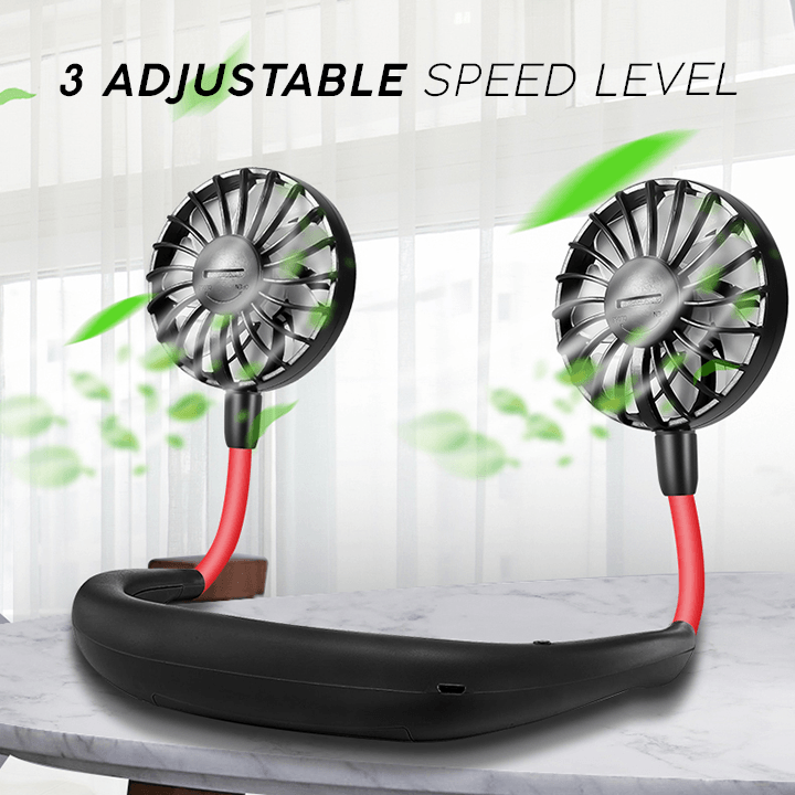 2020 New Portable Hanging Neck Fan