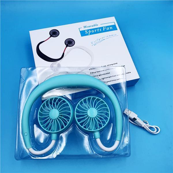 2020 New Portable Hanging Neck Fan