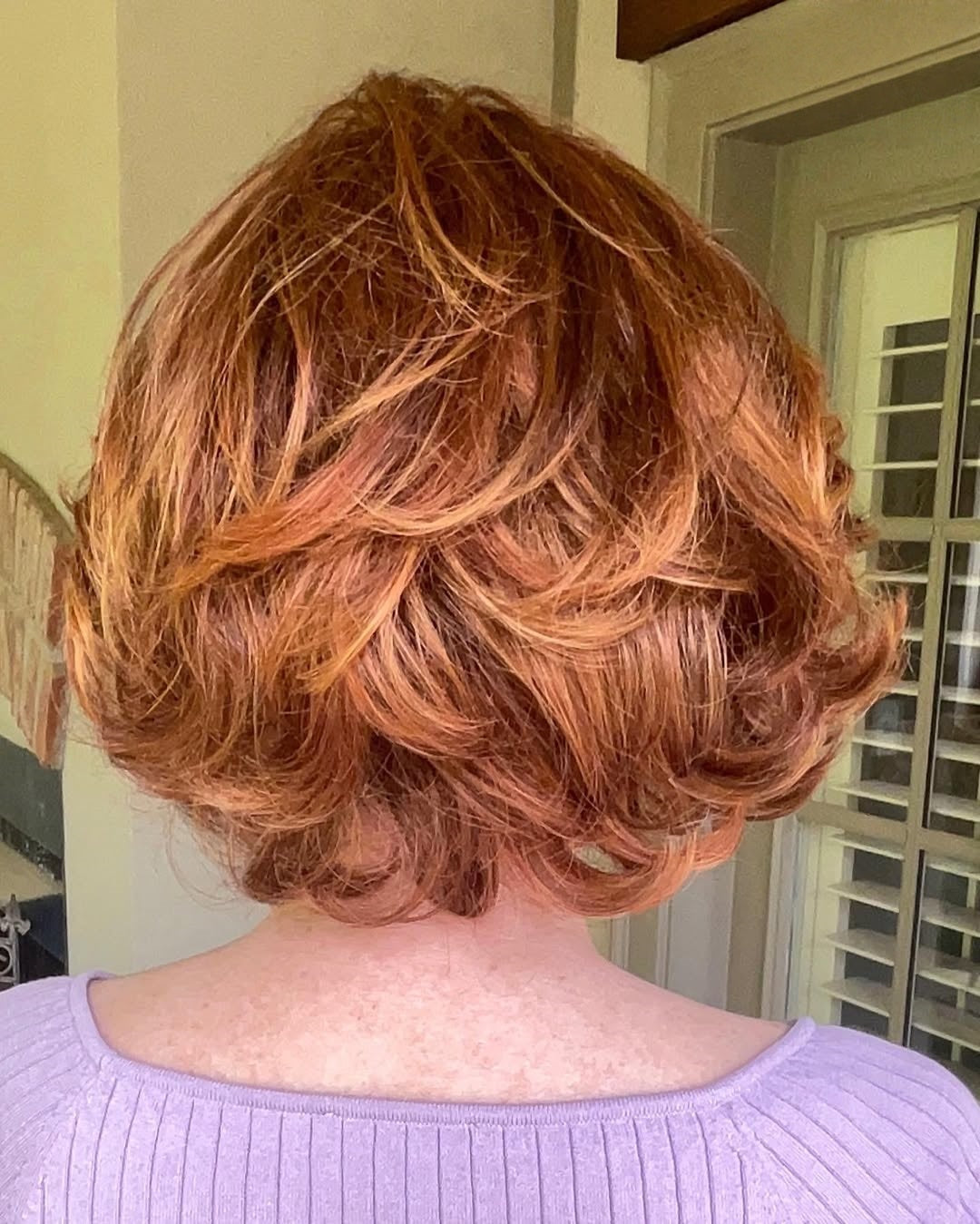 Hort voluminous wavy bob | Synthetic Lace Front Wig (Hand Tied)