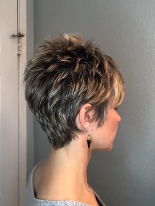 Deep Part Pixie wig