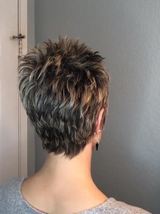 Deep Part Pixie wig