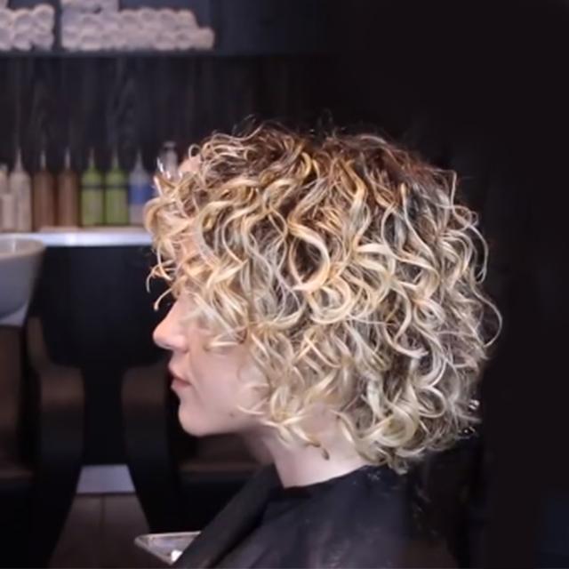 Cute Stretch Curly Wig