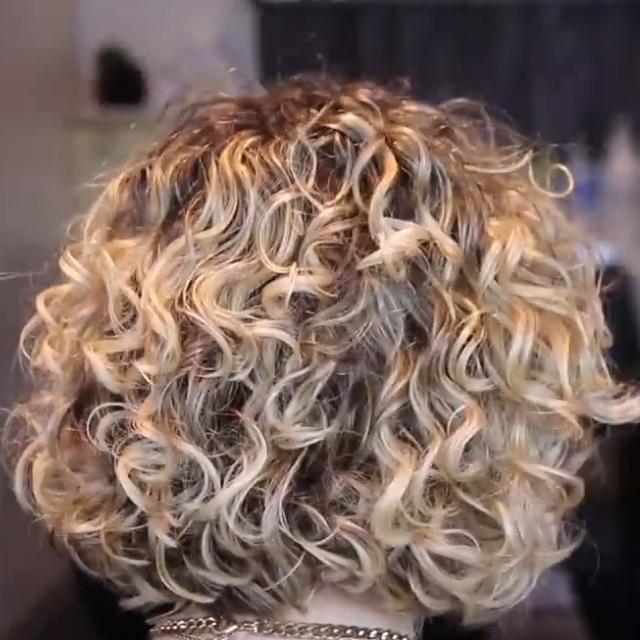 Cute Stretch Curly Wig